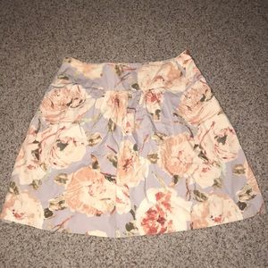 J crew factory floral skirt!